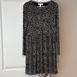 Popsugar Dress Black & White Patterned